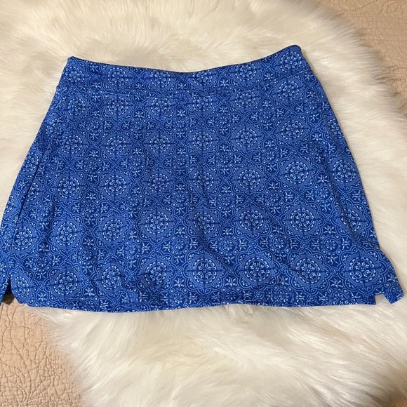 Tranquility By Colorado Clothing  SKIRT WITH SHORTS, Blue, size S - Picture 1 of 5
